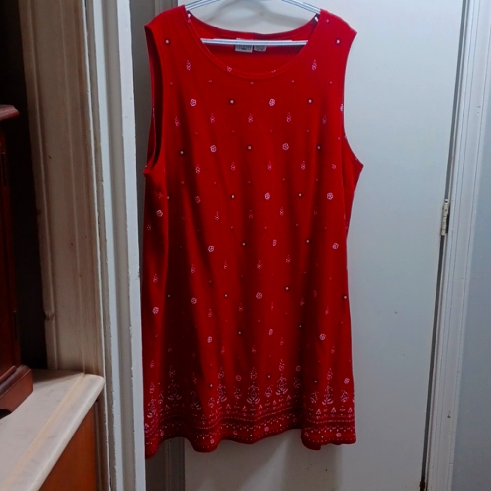 Red dress